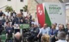 Acto en Bergara. Joseba Agirretxea, Joseba Egibar, Andoni Ortuzar