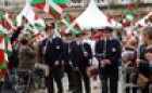 Mitin Aberri Eguna 2019. Aitor Esteban, Iñigo Urkullu, Andoni Ortuzar. Bilbao.