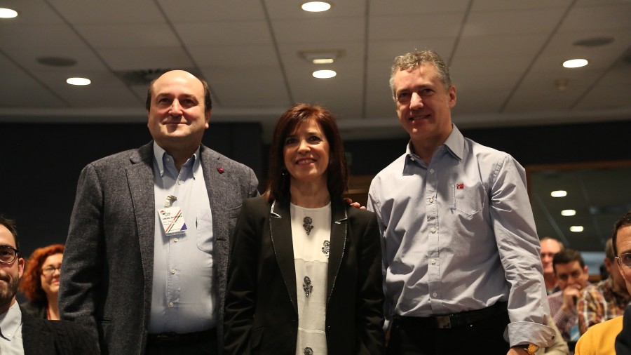 La Asamblea Nacional de EAJ-PNV proclama a Izaskun Bilbao y Jean Tellechea cabezas de lista para las Elecciones Europeas