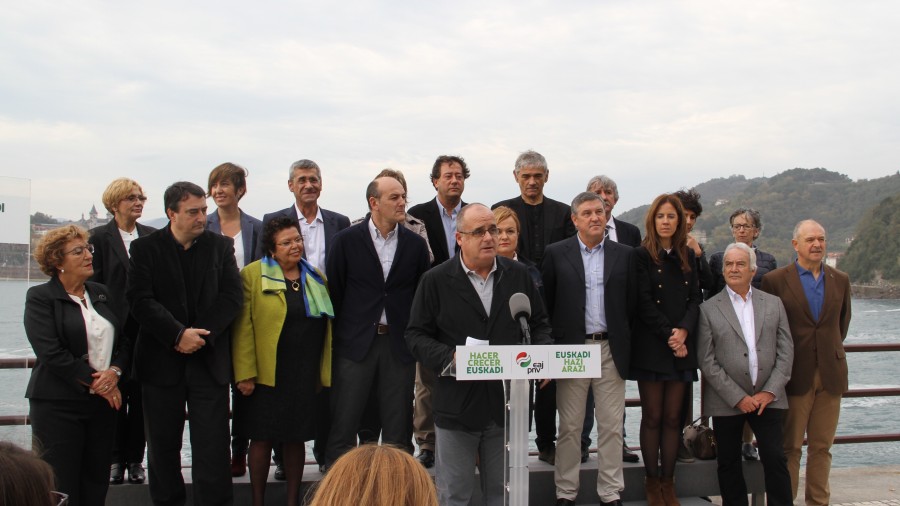 Agirretxea: “Nosotros somos los que defendemos los intereses de nuestro pueblo en Madrid; cuando uno vota EAJ-PNV vota a representantes de Euskadi para Euskadi”