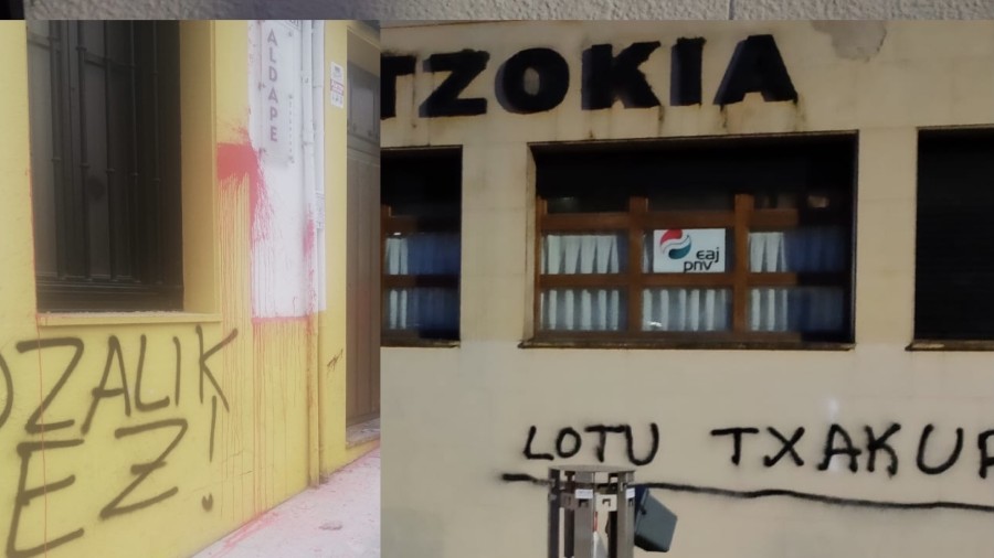 Comunicado del Gipuzko Buru Batzar ante las pintadas