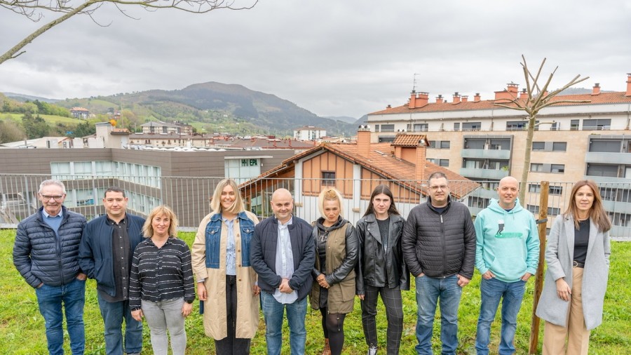 Presentación de la candidatura de EAJ-PNV a la alcaldía de Lasarte-Oria encabezada por Jon Antxordoki