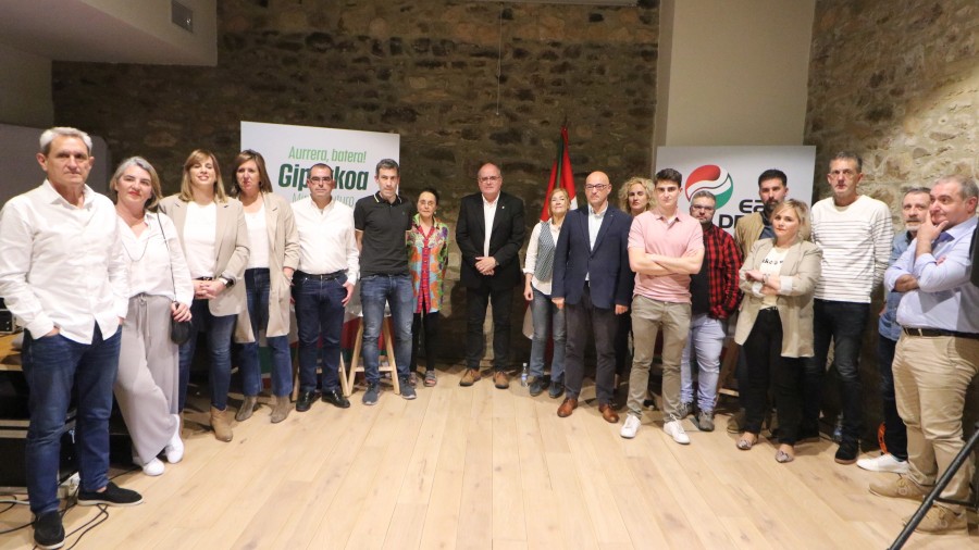 EAJ-PNV de Azpeitia presenta un equipo que responderá a los retos con firmeza