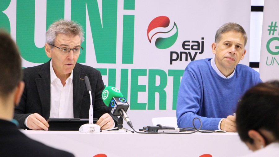 EAJ-PNV fija tres ejes de negociación para los presupuestos de 2024