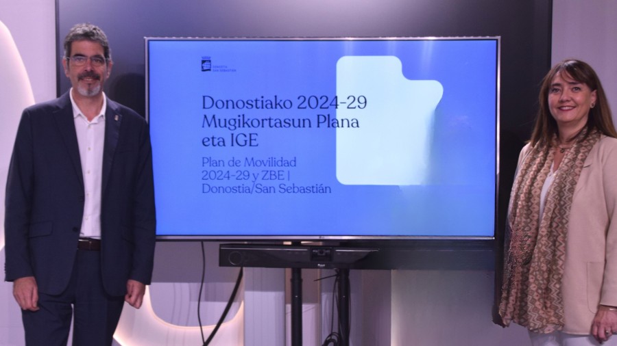 Donostia presenta su Plan de Movilidad y su ZBE, y abre el proceso para su implementación a finales de 2024