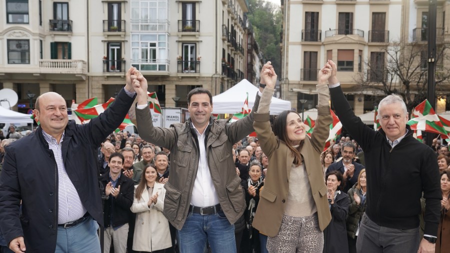 “Es en las adversidades donde se ve a las personas y ayer fuiste grande, Imanol: fuiste un Lehendakari ante seis candidatos y candidatas”